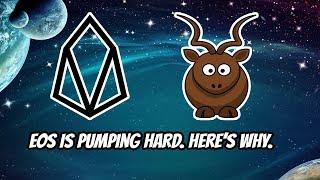 EOS is massively pumping. Here's why.