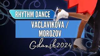 Aneta VACLAVIKOVA / Ivan MOROZOV (SVK) | Junior Ice Dance Rhythm Dance | Gdansk 2024