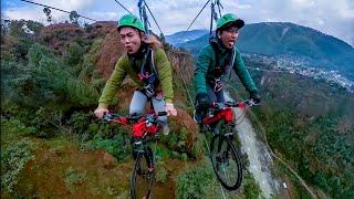 World’s Highest and Longest Sky Cycling @The Cliff / Kushma / Nepal