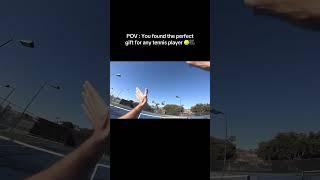 The perfect tennis gift  #tennis #camera #pov #gift