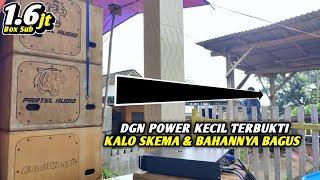 SEGERRR! 1,6 jt Gak Sia² Beli Box Sub Suara Jauh Bisa Gini Dgn Power Kecil Sound Partel