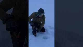 24 Hours in an abandoned Hut / Escaping the frost asmr #shorts