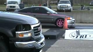 Duramax Diesel vs Honda CRX Pink Puss