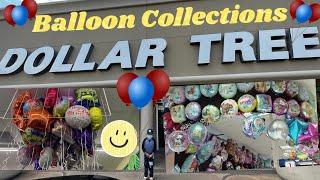 Dollar Tree Balloon Collections - Shop with me #shopwithme #shoppingvlog #ballondecoration