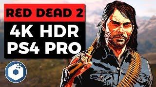 Red Dead Redemption 2 4K HDR Gameplay | PS4 Pro Enhanced Graphics & Resolution