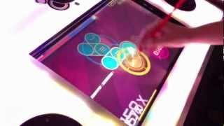 osu!arcade with a straw