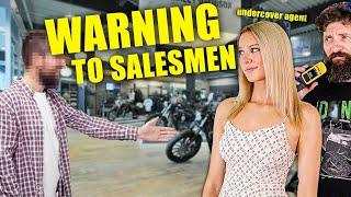 I sent a GIRL UNDERCOVER to Buy Her "FIRST" Motorcycle