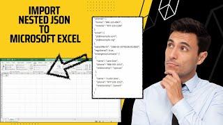 How to import complex JSON to Excel