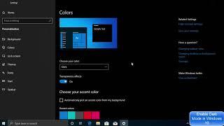 How to Enable Dark Mode in Windows 10 Officially