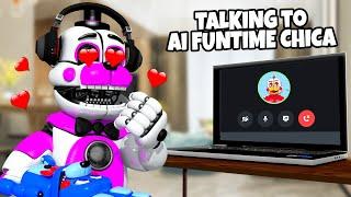 Funtime Freddy FLIRTS with AI CHICA