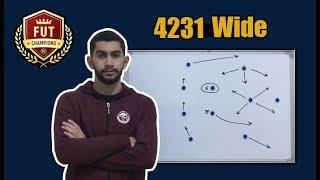 4231(2) Wide Custom Tactics | Right Footed | FIFA 20 Tutorial