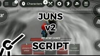 *NEW* Roblox jun SCRIPT V2 - #thestrongestbattlegrounds - jun character