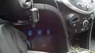 Разноцветная подсветка ног (салона) в Хендай Солярис, Hyundai Solaris