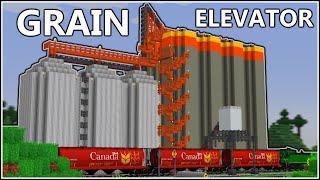 Building A Working Grain Elevator! | Minecraft | City Server 104 |