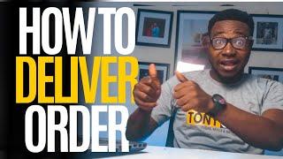 HOW TO DELIVER FIVERR CLIENT ORDER - FIVERR ORDER PROCESSING / FROM ORDER TO DELIVERY