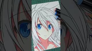 Kirisaki Chitoge! | Eyes and Skin Coloring #shorts #anime #kawaii