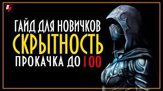 Гайд Skyrim для новичков: Быстрая прокачка скрытности