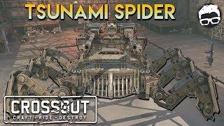 Crossout  -- Tsunami Steppe Spider Sniper Build