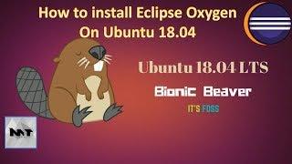 How to install Eclipse Oxygen For Java Developers on Ubuntu 18.04