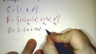 Change-of-basis matrices II: Formula and Example