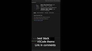 Best VSCode Black Theme