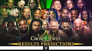 WWE Crown Jewel 2021 - Results Predictions