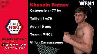 WFN 1 | Interview Post-Fight : KHUSEIN BATAEV