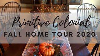 Primitive Colonial Fall Home Tour 2020 | Inspirational Fall Homes