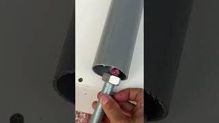 A great tip for tightening a nut in a tight spot.