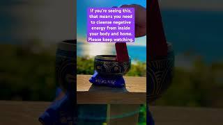 Healing Bowl Sound Meditation | Tibetan Singing Bowl | Sound Healing ️‍🩹 #shorts #asmr #reiki