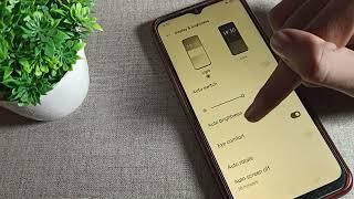How to Disable Eye Protection Mode in oppo A16 phone, brightness setting