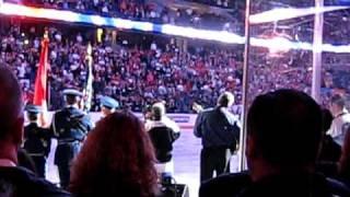 Marshall Gillon & Les Sabler - O Canada / Star Spangled Banner 12/30/09