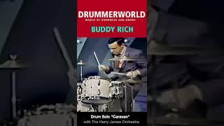 Buddy Rich: Drum Solo "Caravan" - with the Harry James Orchestra #buddyrich #drummerworld