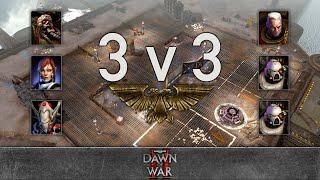 WH40k: Dawn of War 2 - 3v3 | Claw + Draktan + Bobby Brown [vs] Rambo + Overtly Gemerous + Paranoid