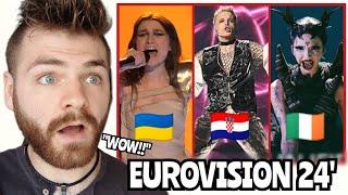 Ukraine  & Croatia  & Ireland  | LIVE | Grand Final | Eurovision 2024 | REACTION!