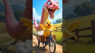 The Secret Bond Between Orange Cats and Yellow Chicks Revealed #cartoon #animation