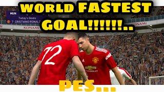 Cristiano Ronaldo fastest..... goal...|| PES Game || Football #pes2021 #pesgames