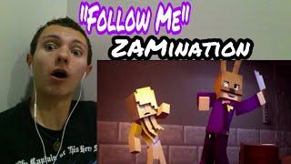 "Follow Me" | Minecraft FNAF Animation Music Video REACTION (Song by TryHardNinja)