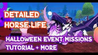 DETAILED HALLOWEEN EVENT TUTORIAL (HORSE LIFE)