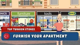 Turkish Furniture Shops in Turkey: Furnish your Apartment in Alanya | Turk Estate