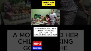 AYUDA RECEIVED #8 Your support to our channel may be blessed by a mother and her child ️