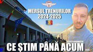 Noul mers al trenurilor 2024-2025 - La ce sa ne asteptam | Sighetu Marmatiei