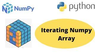 Iterating over an Array in Numpy | Iterate Numpy array | Python Numpy Tutorial