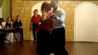 Elvira Malishevskaya y Antonio Volkoff. Milonga show. 18/09/11/