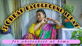 Cheap background ideas for photoshoot | RiTiSmiTa KaLiTa