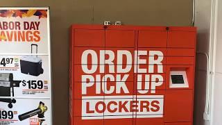 Home Depot Order Pick Up Lockers