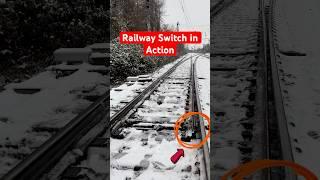 Railway Switch #railway#switch#railroad#weiche#bahn#zug#train#eisenbahn#machine#tracks#foryou#viral