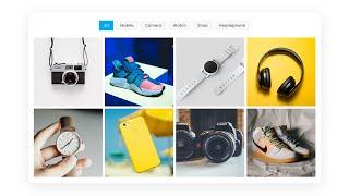 Responsive Portfolio Filter Gallery using HTML CSS & Javascript | Filterable Image Gallery