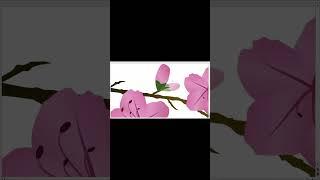 PPT 진달래 그리기[하루조각]#진달래 #꽃 #shorts