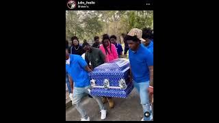 Foolio seen carrying *Mitch*  casket at funeral   #rip #juliofoolio #jacksonville